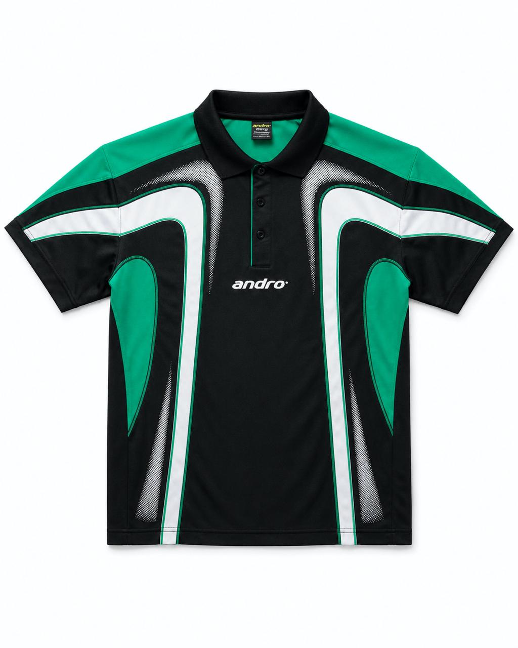 Polera Andro Verde Con negro Talla XS
